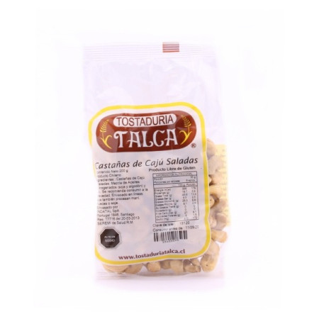 Castañas de Cajú Saladas 200 g