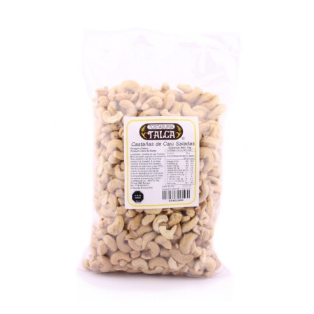 Castañas de Cajú Tostadas  Saladas 1 kg