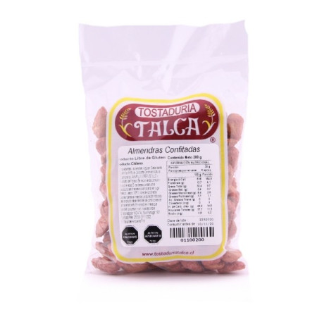 Almendras confitadas