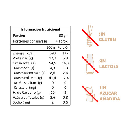 Nueces Mariposa 125 g