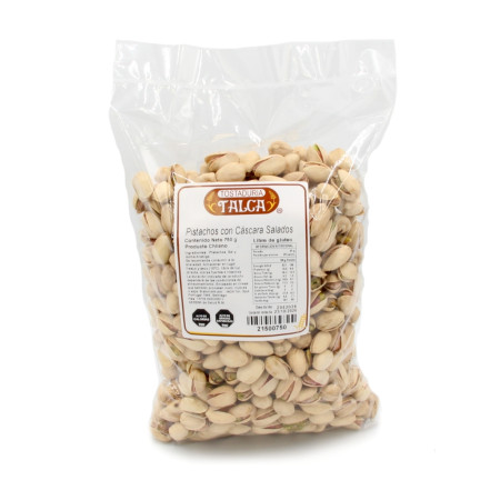 Pistachos Tostados Salados con Cáscara 750 g