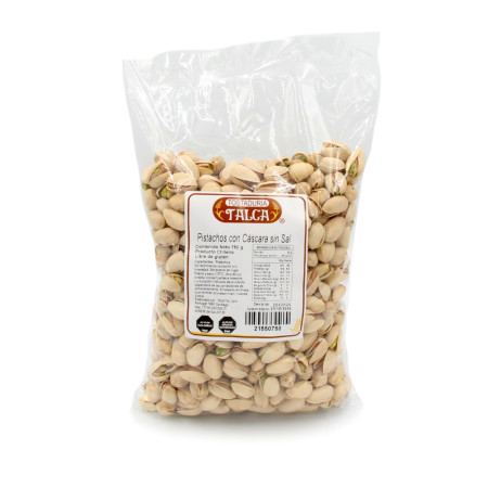Pistachos Tostados sin Sal con Cáscara 750 g