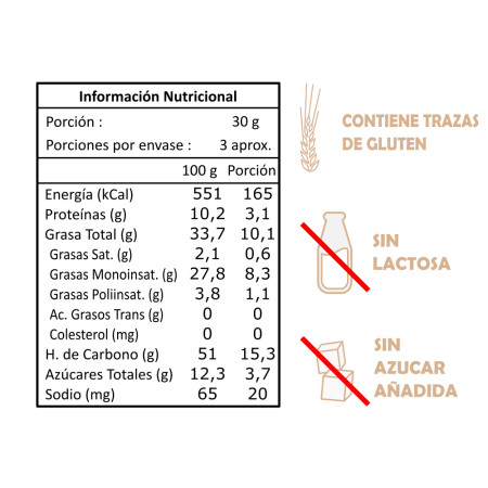 Avellanas Chilenas Tostadas 100 g