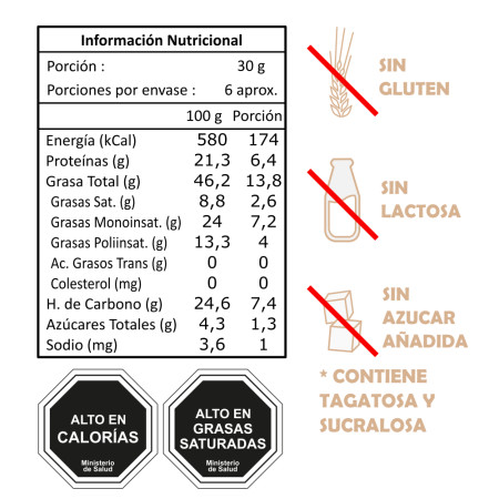 Maní Confitado sin Azúcar 200 g