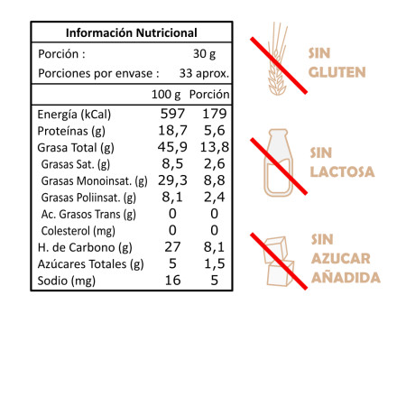 Castañas de Cajú Tostadas 1 kg